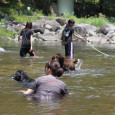 養成学校の生徒さんと川遊びに行ってきました！